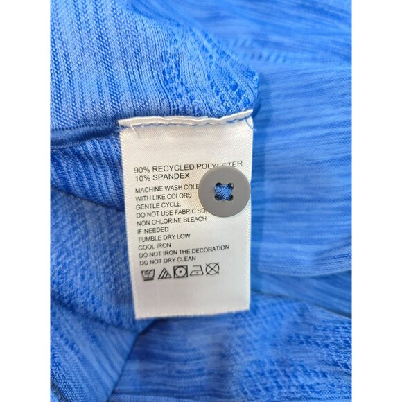 Tommy Bahama Mens Blue Islandzone Polo Medium Subtle Ocean Print - Picture 6 of 8